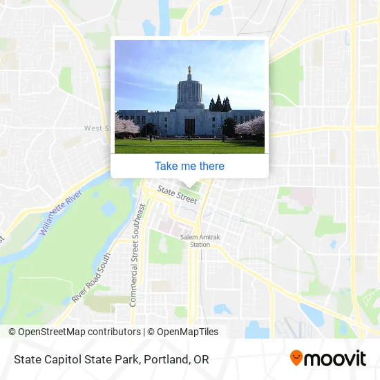 State Capitol State Park map