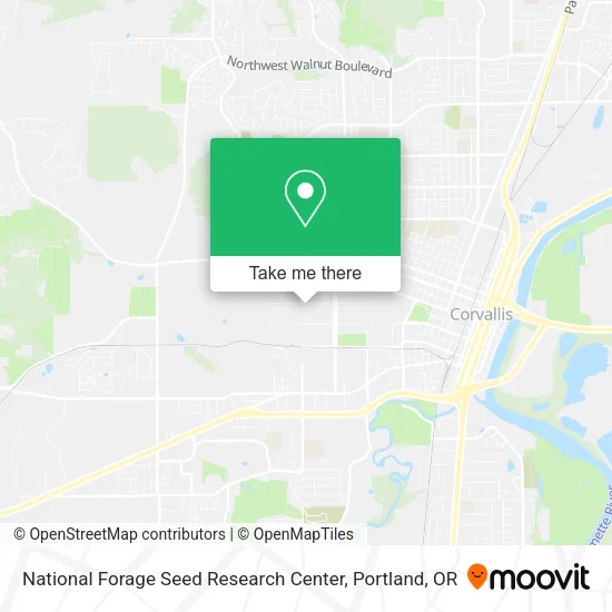 Mapa de National Forage Seed Research Center