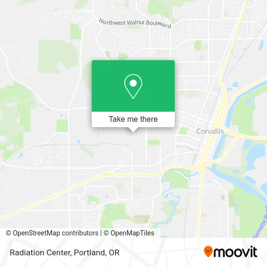 Mapa de Radiation Center