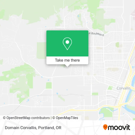 Domain Corvallis map