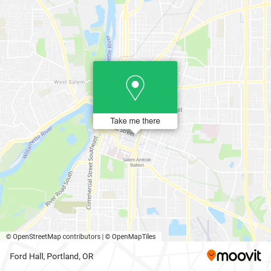 Ford Hall map