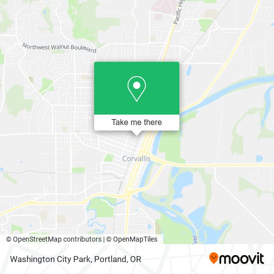 Washington City Park map