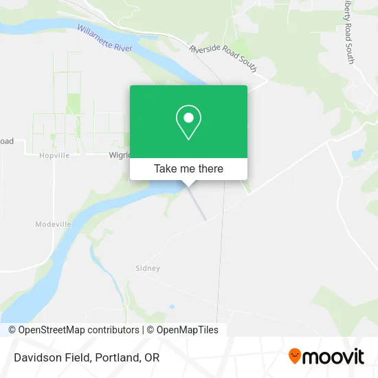 Davidson Field map