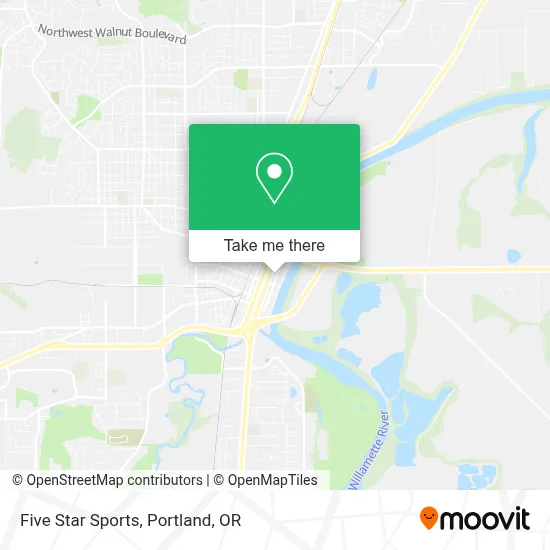 Five Star Sports map