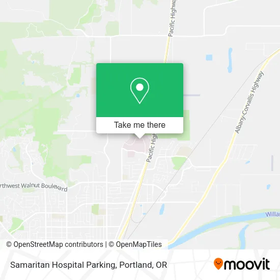 Mapa de Samaritan Hospital Parking