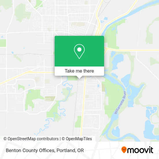 Benton County Offices map