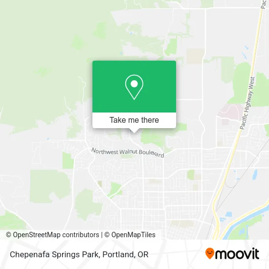 Chepenafa Springs Park map