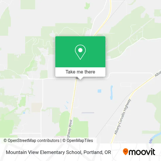 Mountain View Elementary School map