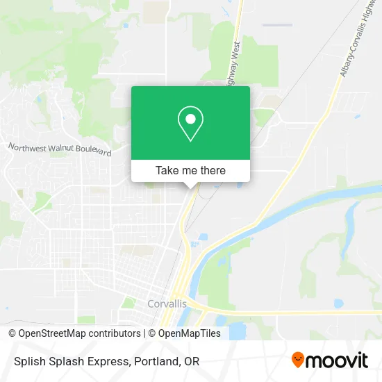 Mapa de Splish Splash Express