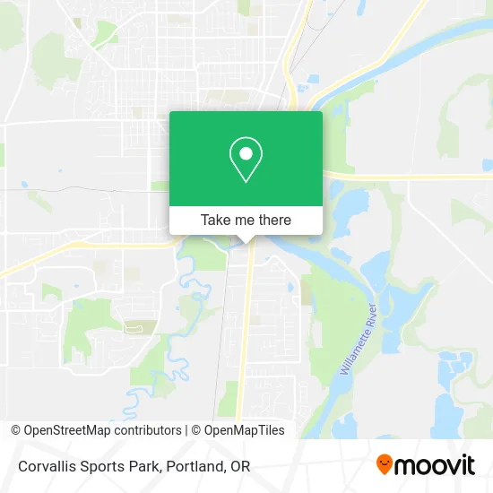Corvallis Sports Park map