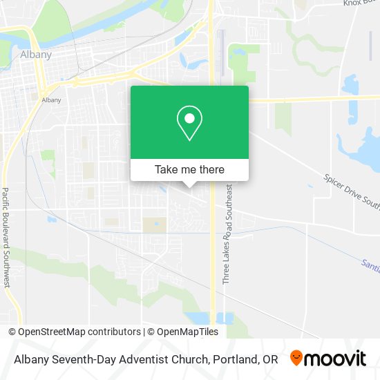 Mapa de Albany Seventh-Day Adventist Church