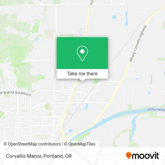 Corvallis Manor map