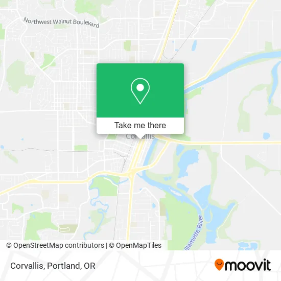 Mapa de Corvallis