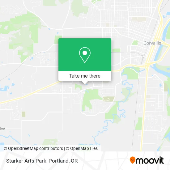 Mapa de Starker Arts Park