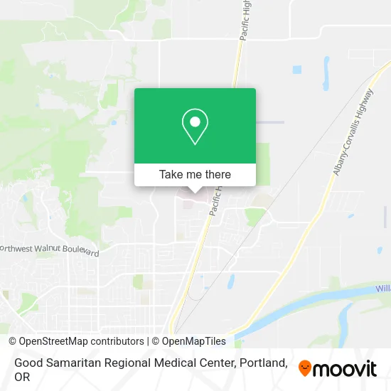 Mapa de Good Samaritan Regional Medical Center