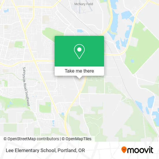 Lee Elementary School map