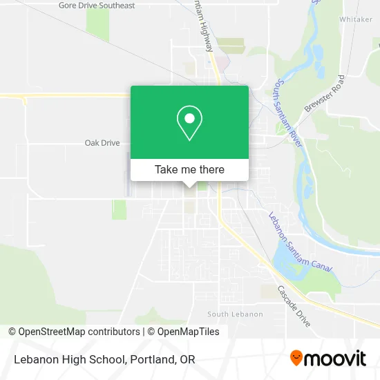 Lebanon High School map