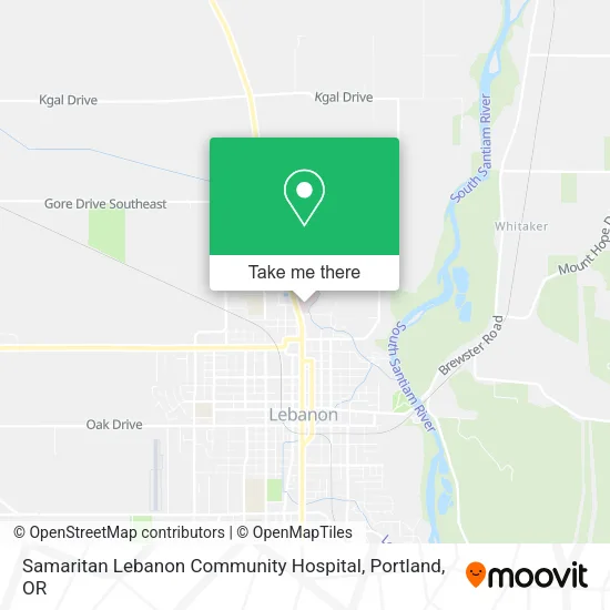 Samaritan Lebanon Community Hospital map