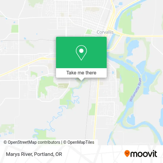 Mapa de Marys River