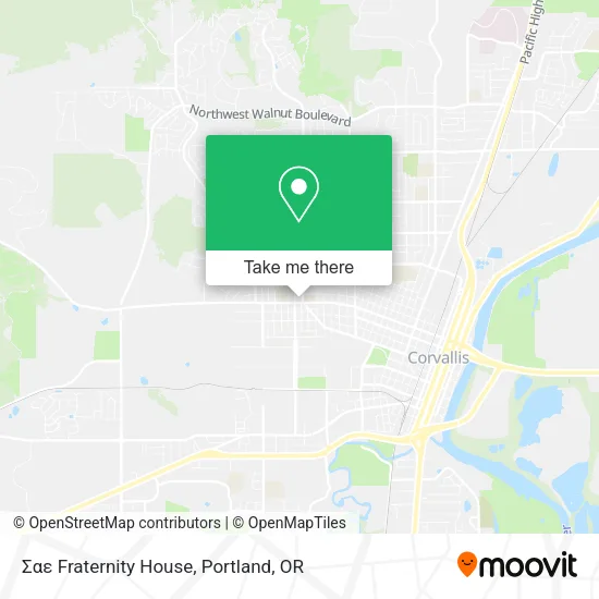 Σαε Fraternity House map