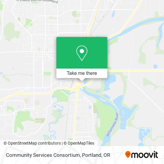 Mapa de Community Services Consortium