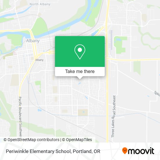 Mapa de Periwinkle Elementary School