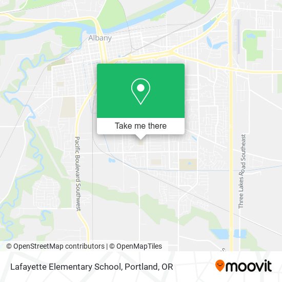 Lafayette Elementary School map