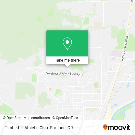 Timberhill Athletic Club map