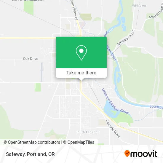 Mapa de Safeway