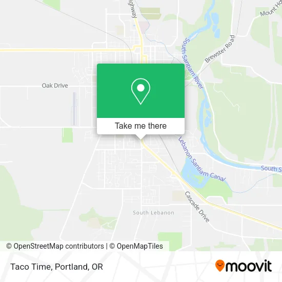 Mapa de Taco Time