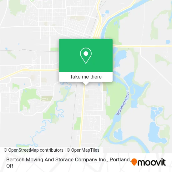 Mapa de Bertsch Moving And Storage Company Inc.
