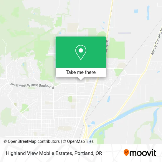 Mapa de Highland View Mobile Estates