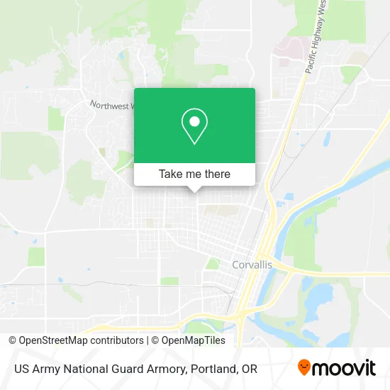 Mapa de US Army National Guard Armory