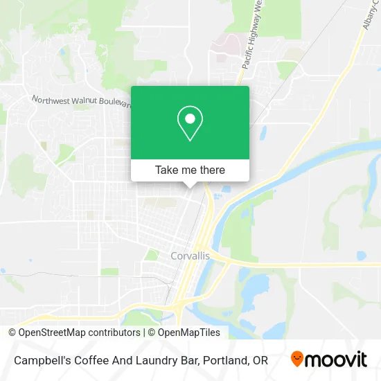 Mapa de Campbell's Coffee And Laundry Bar