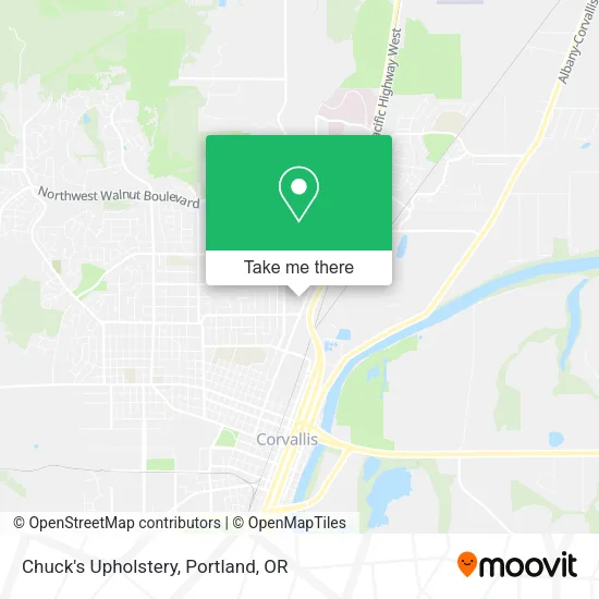 Mapa de Chuck's Upholstery