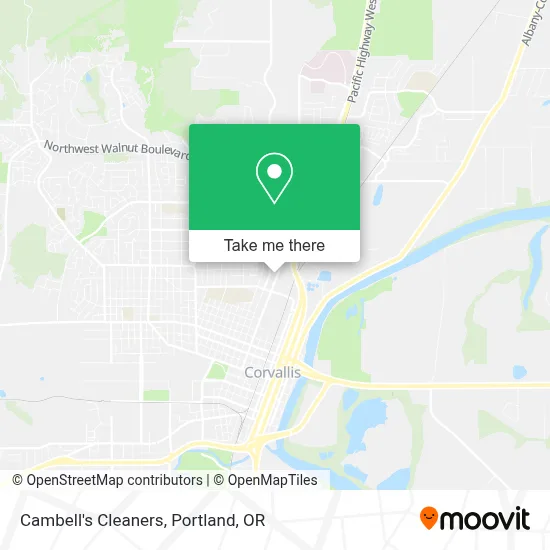 Cambell's Cleaners map