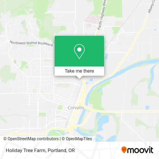 Mapa de Holiday Tree Farm