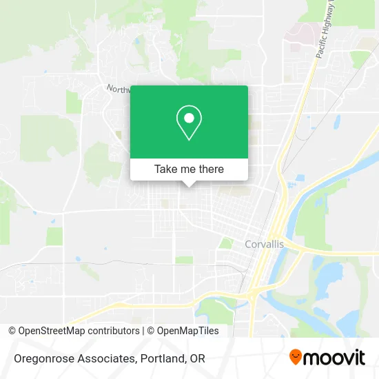 Oregonrose Associates map