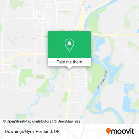 Mapa de Downings Gym