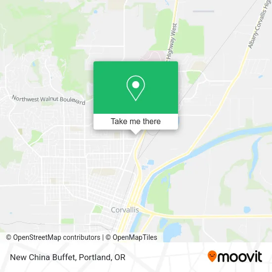 Mapa de New China Buffet