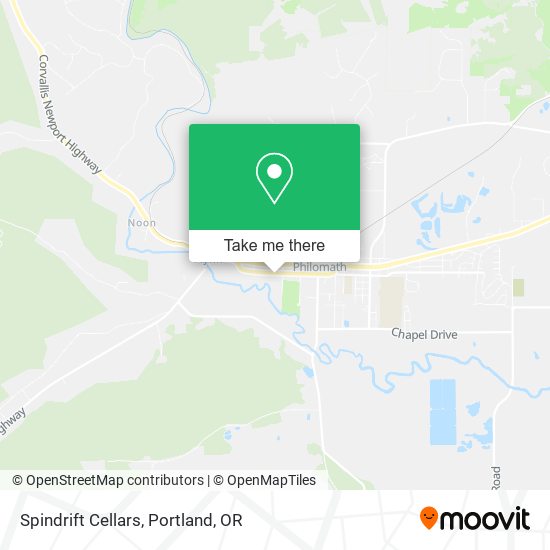 Spindrift Cellars map