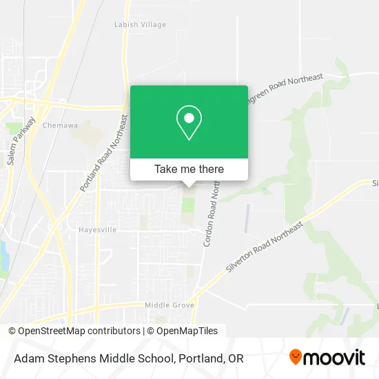 Adam Stephens Middle School map