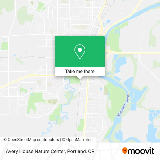 Avery House Nature Center map