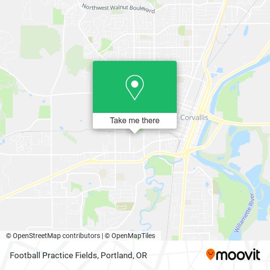 Football Practice Fields map