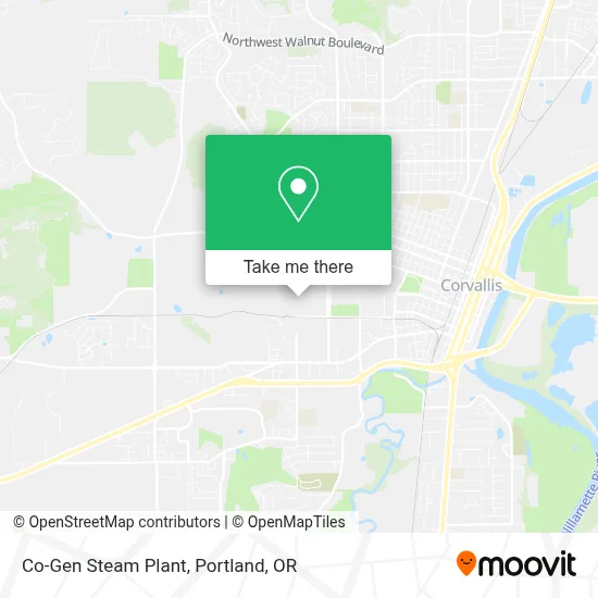 Co-Gen Steam Plant map