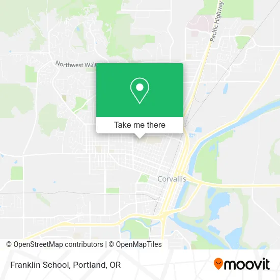 Mapa de Franklin School