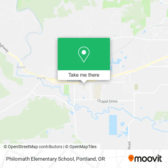 Philomath Elementary School map