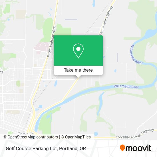 Golf Course Parking Lot map