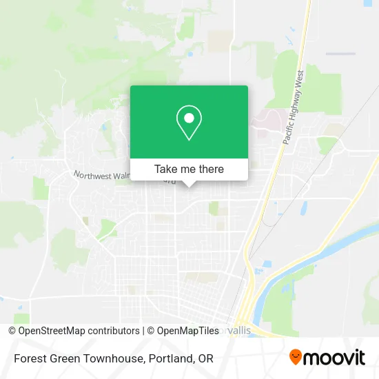 Mapa de Forest Green Townhouse