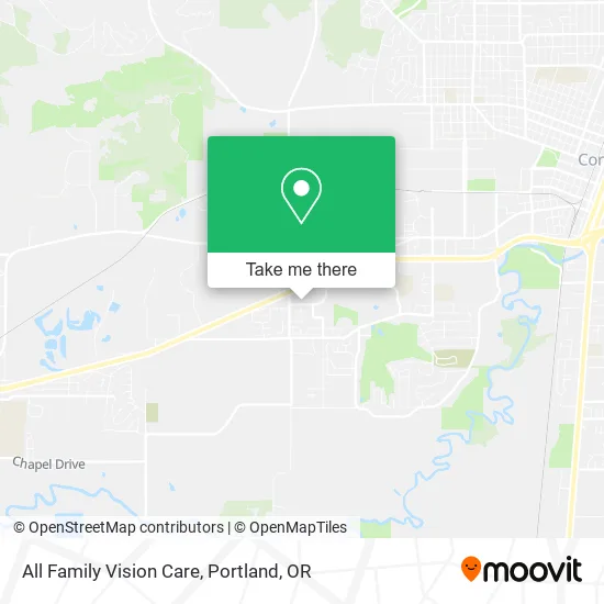 All Family Vision Care map